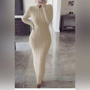 New Jluxlabel gray sweater dress size small